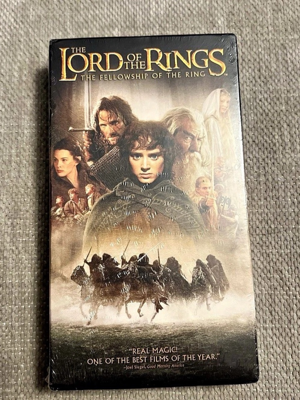 Lord of The Rings - The Fellowship of The Ring (2001) VHS Sealed New Line N5415